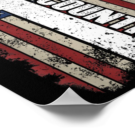 God Family Country Poster (Ecke)