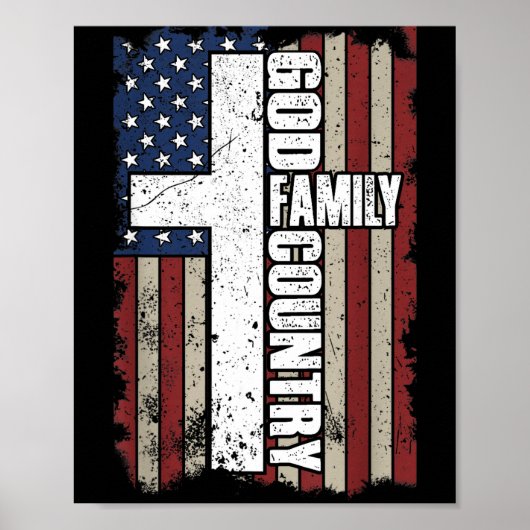 God Family Country Poster (Vorne)