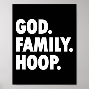 God Family Hoop - Novelty Sketll Poster