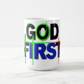 God First Christlicher Becher von Su Roots  Kaffeetasse (Mittel)