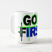 God First Christlicher Becher von Su Roots  Kaffeetasse (Vorderseite Links)