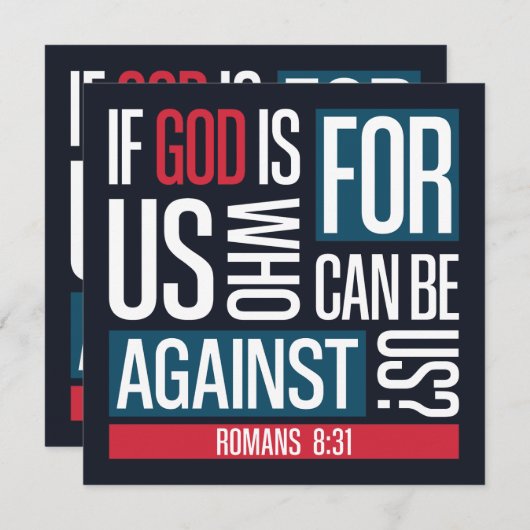 God for us (Vorne/Hinten)