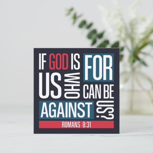 God for us (Stehend Vorderseite)