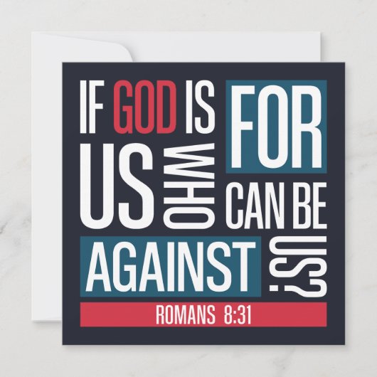 God for us (Vorderseite)