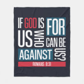 God for us fleecedecke (Vorderseite)