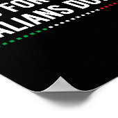 God Forgives Italians Don't Funny Sarcastic Humor  Poster (Ecke)