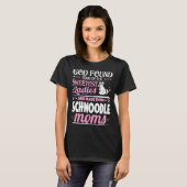 God Found Sweetest Ladies Made Them Schnoodle Moms T-Shirt (Vorne ganz)