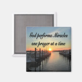GOD FÜHRT MIRAKLES EINEN PRAYER NACH DER ZEIT DURC MAGNET (Vorderseite/Rückseite)