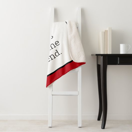 GOD gewinnt am Ende inspirierenden Text weiß Sherpadecke (Beispiel)