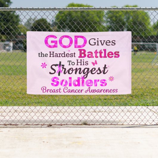 GOD gibt die schwierigsten Schlachten Banner (Insitu)