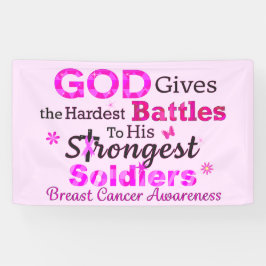 GOD gibt die schwierigsten Schlachten Banner