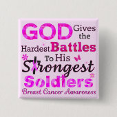 GOD gibt die schwierigsten Schlachten Button (Vorderseite)