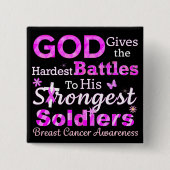 GOD gibt die schwierigsten Schlachten Button (Vorderseite)