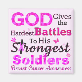 GOD gibt die schwierigsten Schlachten Magnet