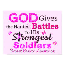 GOD gibt die schwierigsten Schlachten