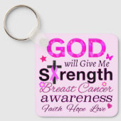 GOD gibt mir Kraft Schlüsselanhänger (Vorderseite)