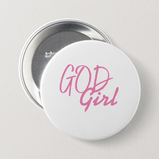God Girl Button (Vorne & Hinten)