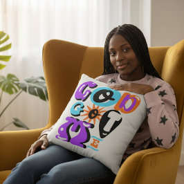 God Got Me Retro Christian Faith Style Kissen