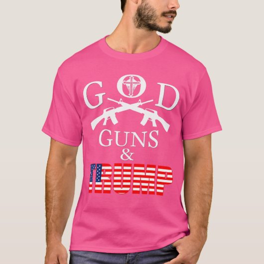 God Guns And Trump T-Shirt (Vorderseite)