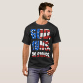 "God Guns Gas" speichert US-Flagge Konservativ Vin T-Shirt (Vorne ganz)