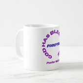 God Has Blessed Me Forever Mug Kaffeetasse (Vorderseite Links)