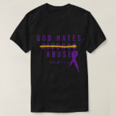 God Hates Abuse  T-Shirt (Design vorne)