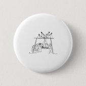 God Heals Man Of Palsy Let Down Through The Roof R Button (Vorderseite)