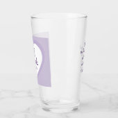 God Heals the Brokenhearted Light Purple Comfort Glas (Links)
