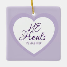 God Heals the Brokenhearted Light Purple Comfort