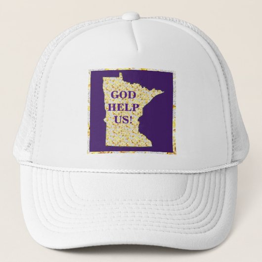 GOD HELP US MINNESOTA TRUCKERKAPPE (Vorderseite)