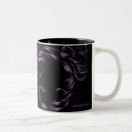 God is a Woman in Love detail Zweifarbige Tasse