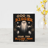 God Is Bigger Soky Season Christian Funny Hallowee Karte (Gelbe Blume)