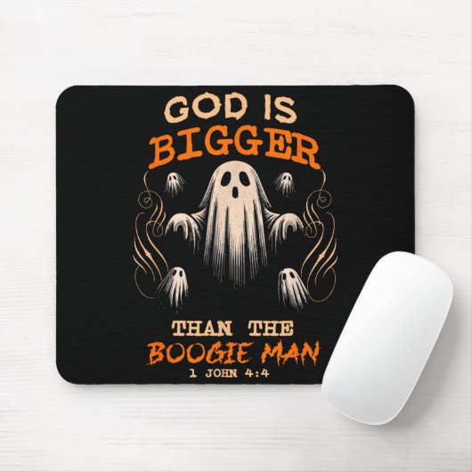 God Is Bigger Soky Season Christian Funny Hallowee Mousepad (Mit Mouse)