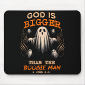 God Is Bigger Soky Season Christian Funny Hallowee Mousepad (Vorne)