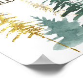 God is Faithful all the Time Poster (Ecke)