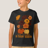 God Is Faithful In Every Season Christian Fall Boh T-Shirt (Vorderseite)