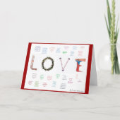 God is ... feiertagskarte (Vorderseite)