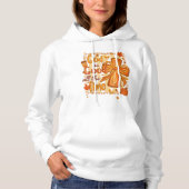 God Is Good All the Time – Autumn Pumpkin & Bow Hoodie (Vorderseite)