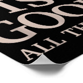 God Is Good All The Time Christian Faith Bible Ver Poster (Ecke)