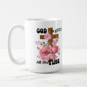 God is good all the time Christian saying Kaffeetasse (Links)