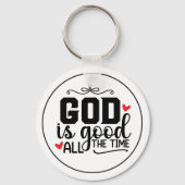 God Is Good All The Time Customizable Schlüsselanhänger (Vorderseite)
