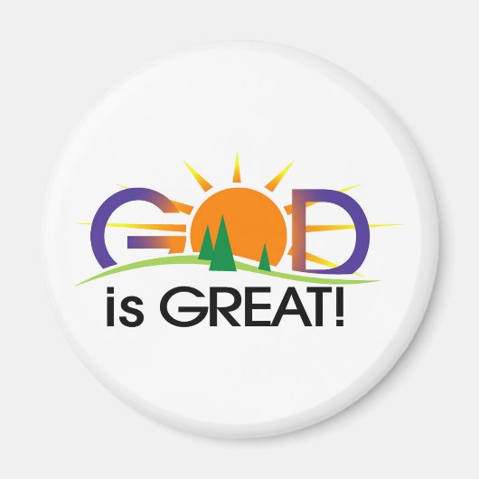 God is Great Magnet (Vorne)