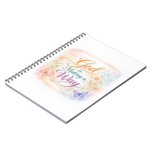 God is making a way notizblock (Linke Seite)