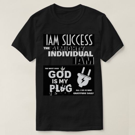 GOD IS MY PLUG T-Shirt (Design vorne)