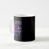 God Is My Strength Psalm 28_7 Lion Tee Kaffeetasse (Vorderseite Links)