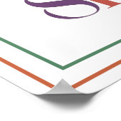 God Is Our Help And Shield Psalm 33 20 Christian Poster (Ecke)