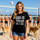 God Is Sending Favor Change Your Life Christian Tri-Blend Shirt
