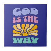 God is the Way Fliese (Vorderseite)