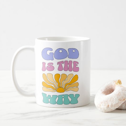 God is the Way Kaffeetasse (Mit Donut)