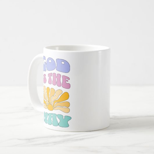 God is the Way Kaffeetasse (Vorderseite Links)